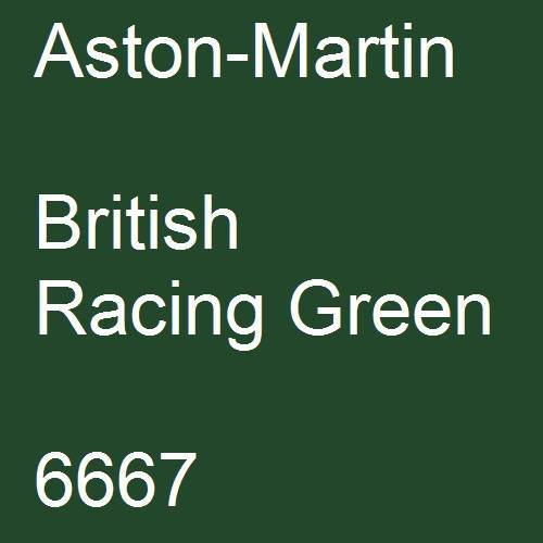 Aston-Martin, British Racing Green, 6667.